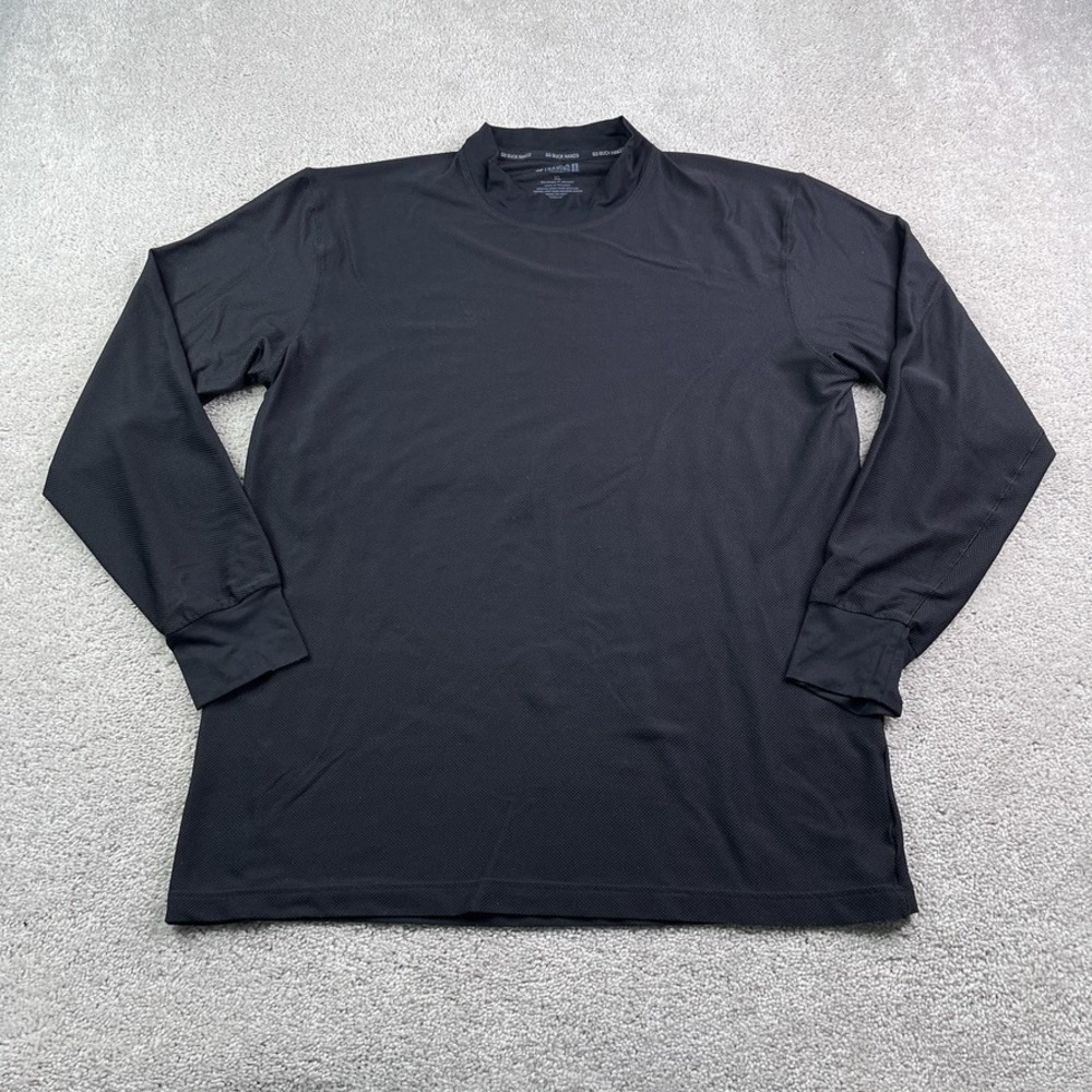 Duluth Shirt Mens XL Black Buck Naked Performance Base Layer Thumbholes